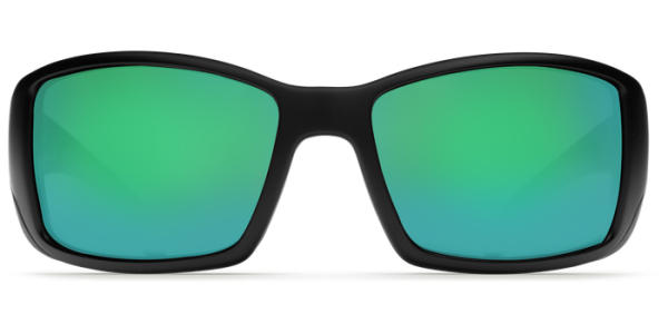 Shop Costa Del Mar Blackfin Sunglasses Online Polarized Costa For Sale Fishing Glasses Costa Del Mar Blackfin Polarized Sunglasses Matte Black Green Mirror Glass Front